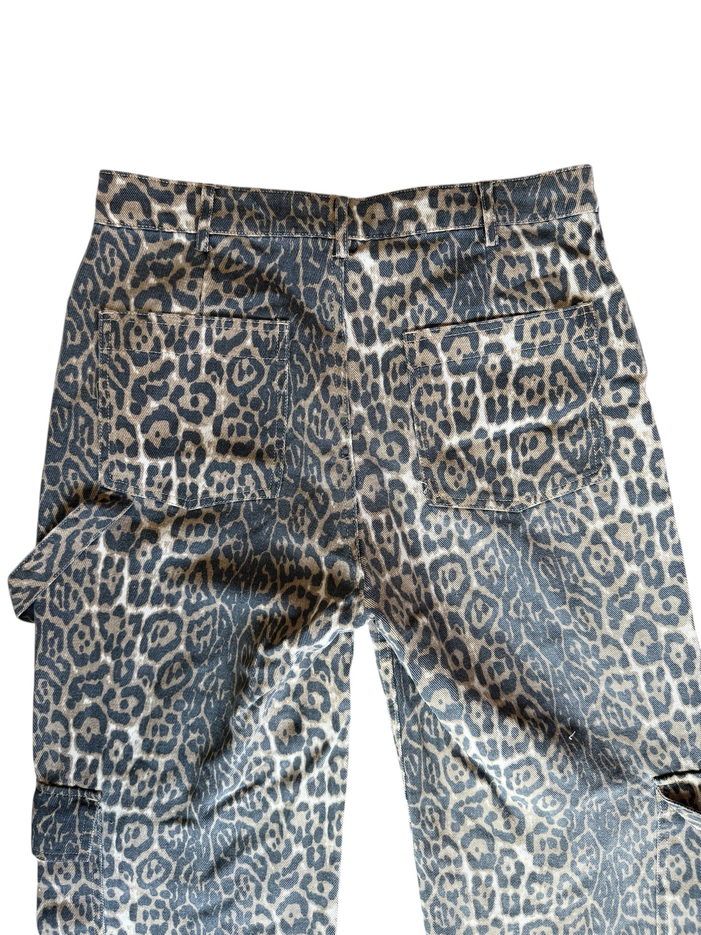 Leopard Cargo Pants