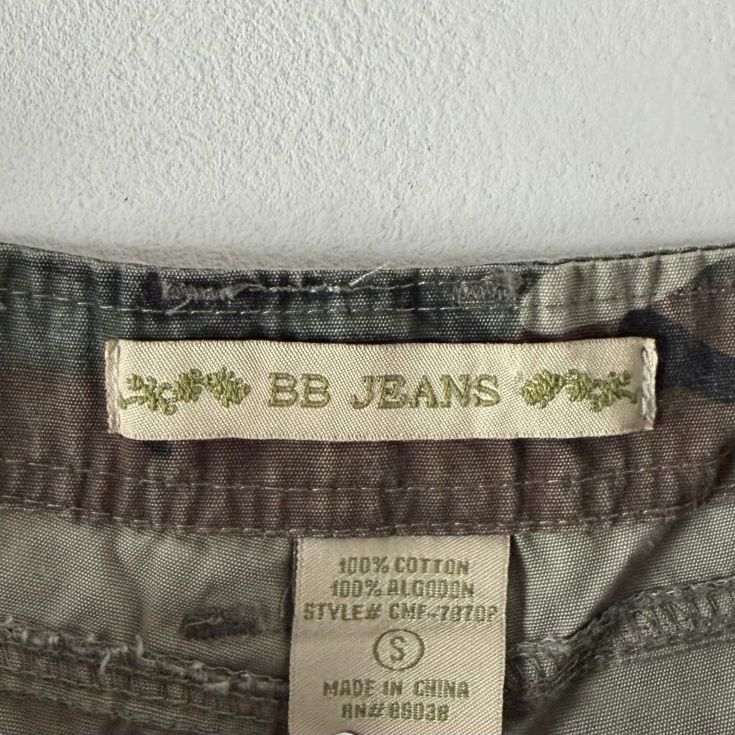 BB Jeans Detailed Camo Cargo Pants (XS)