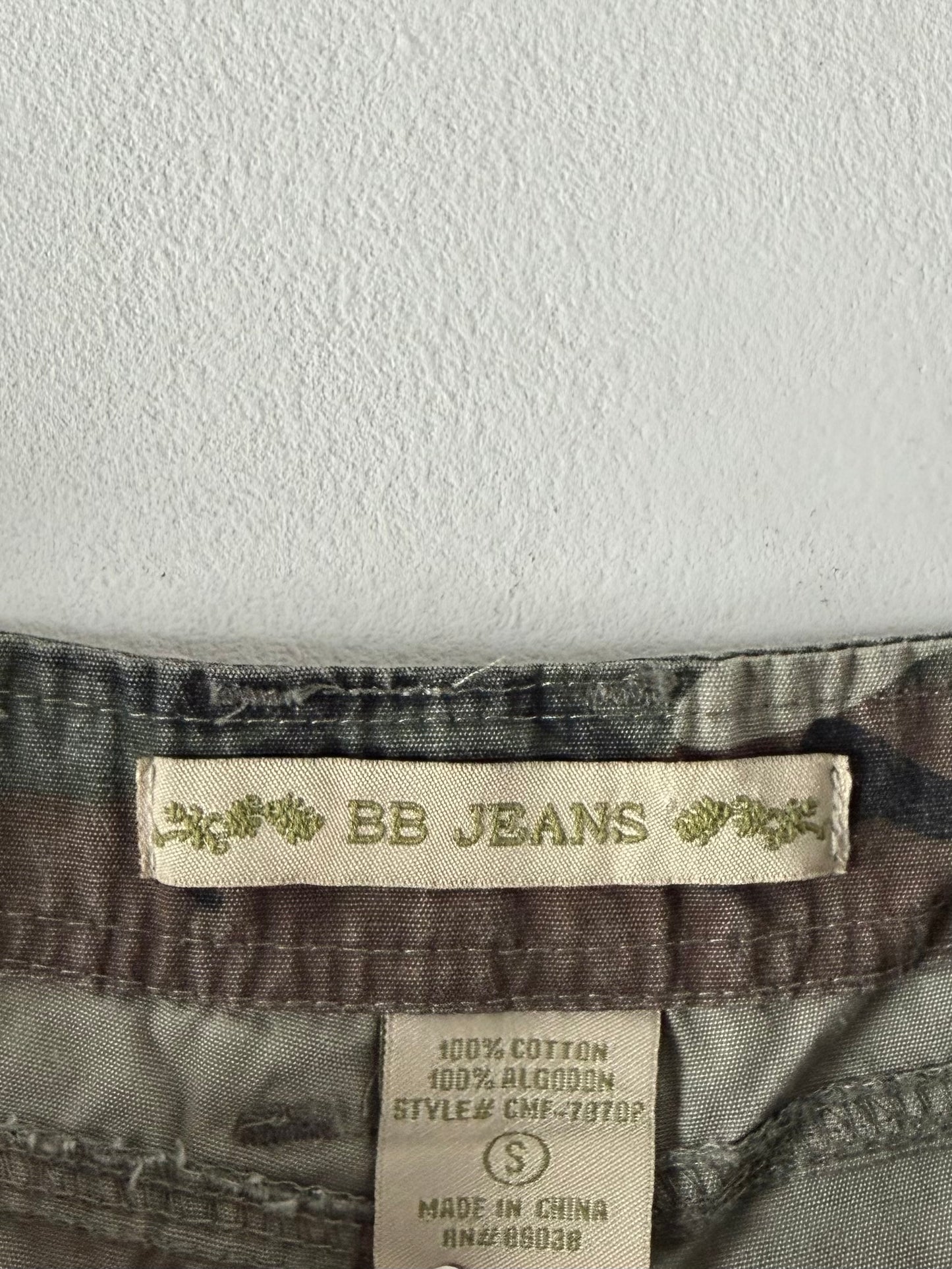 BB Jeans Detailed Camo Cargo Pants