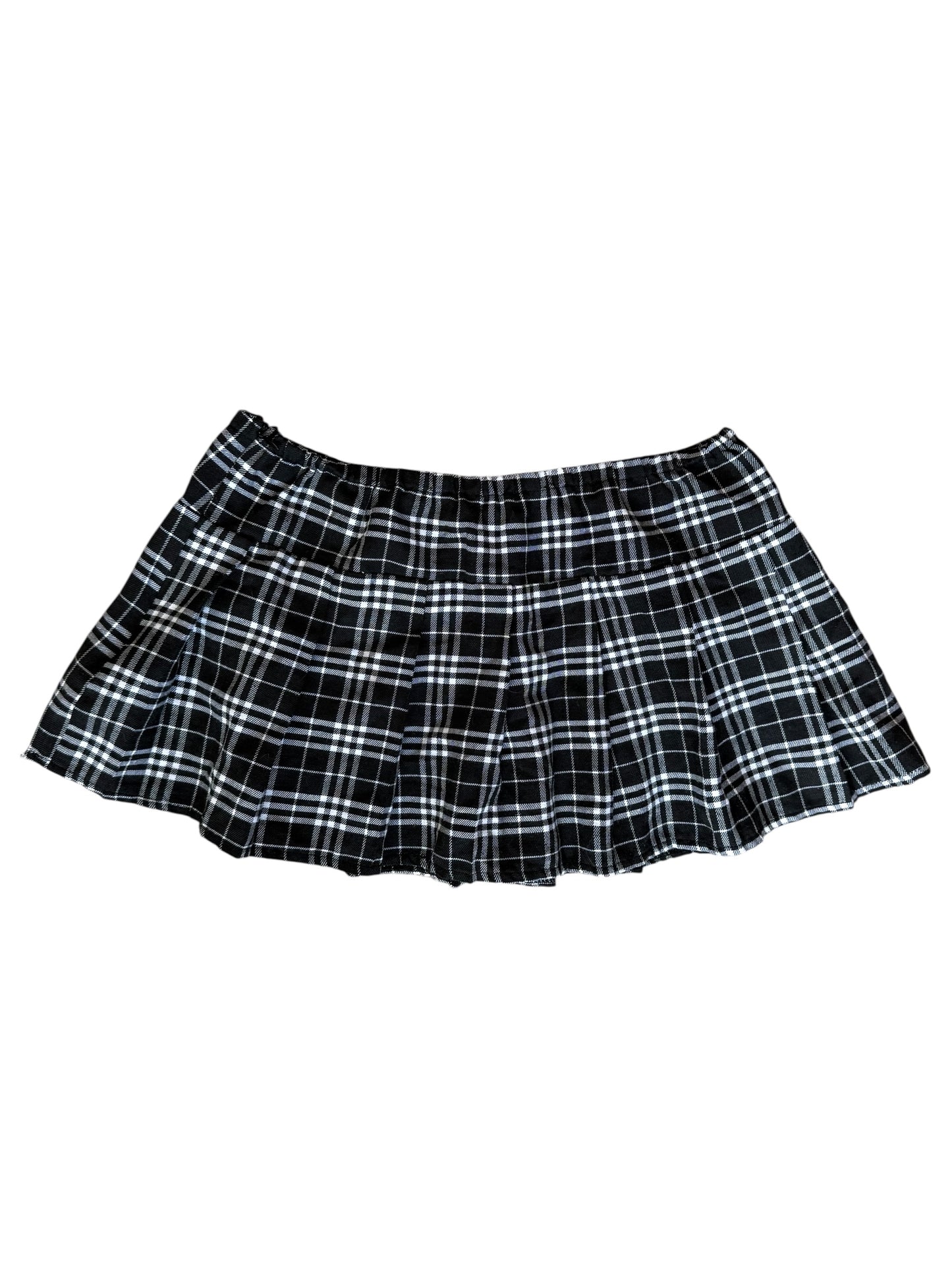 Avid Love Plaid Mini Skirt