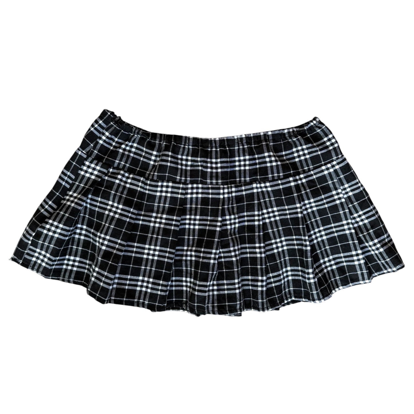 Avid Love Plaid Mini Skirt (S)