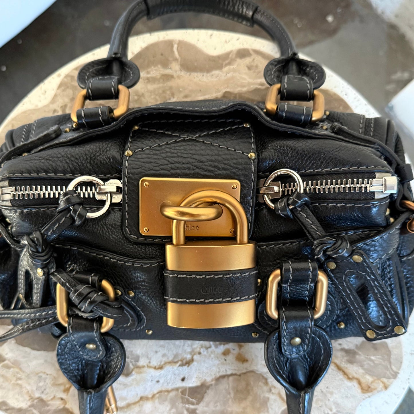 Black & Gold Chloé Paddington