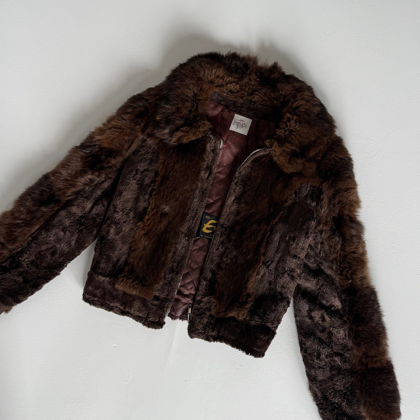 Brown Fur Jacket (XS)