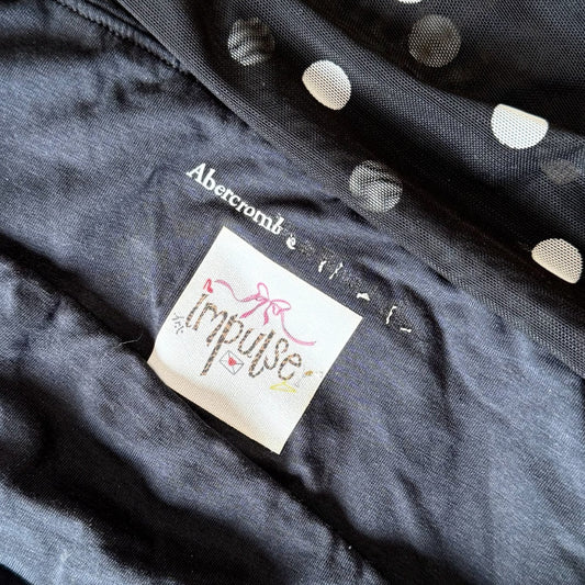 Abercrombie Off Shoulder Polka Dot Blouse (S)