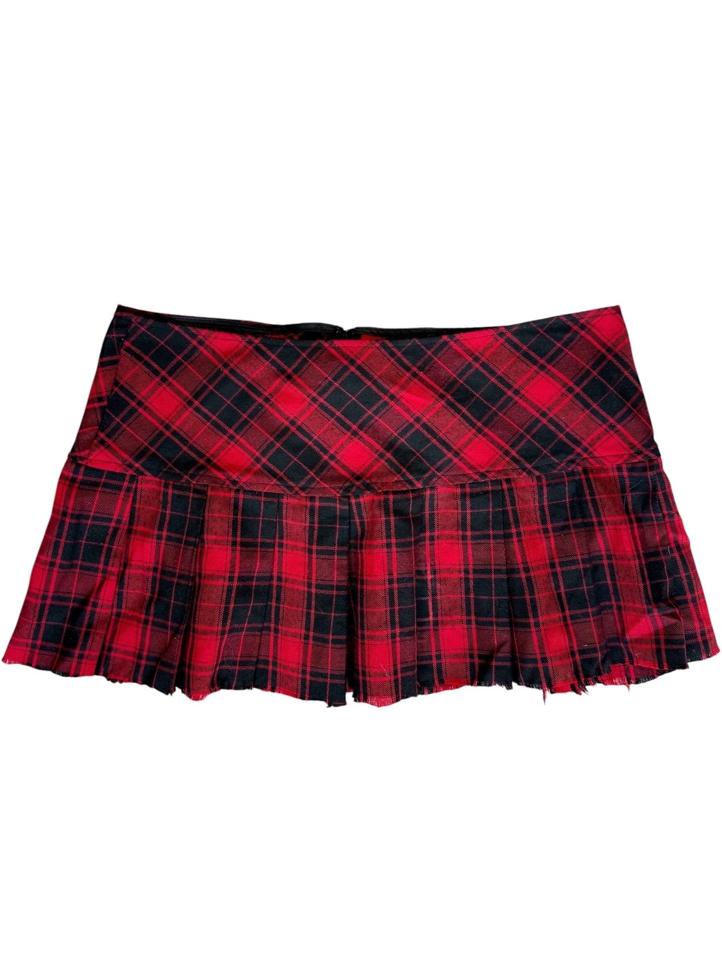 Hot Topic Plaid Micro Mini Skirt