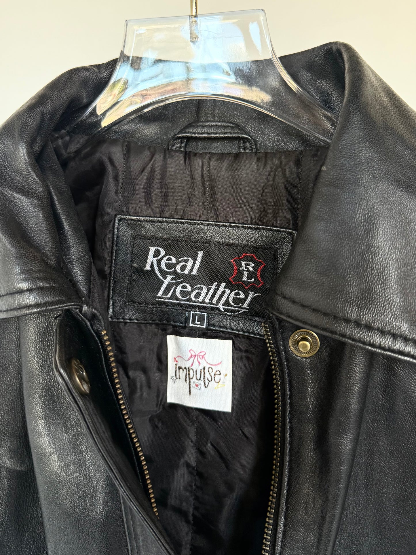 Genuine Leather Bomber Jacket