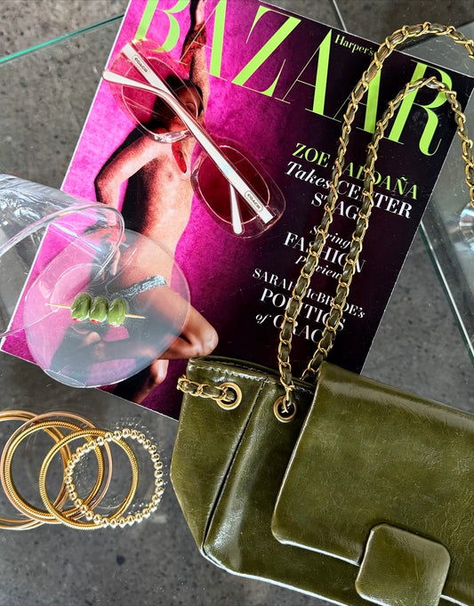 Olive Green Shoulder Bag