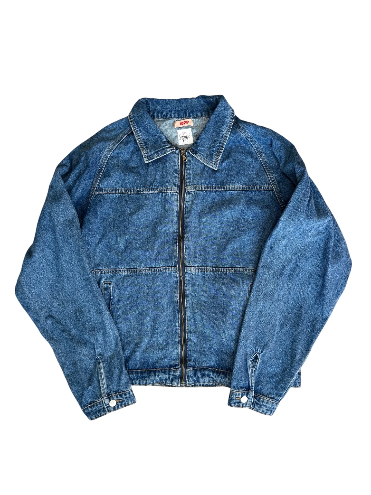 MissPap Zip-Up Denim Jacket