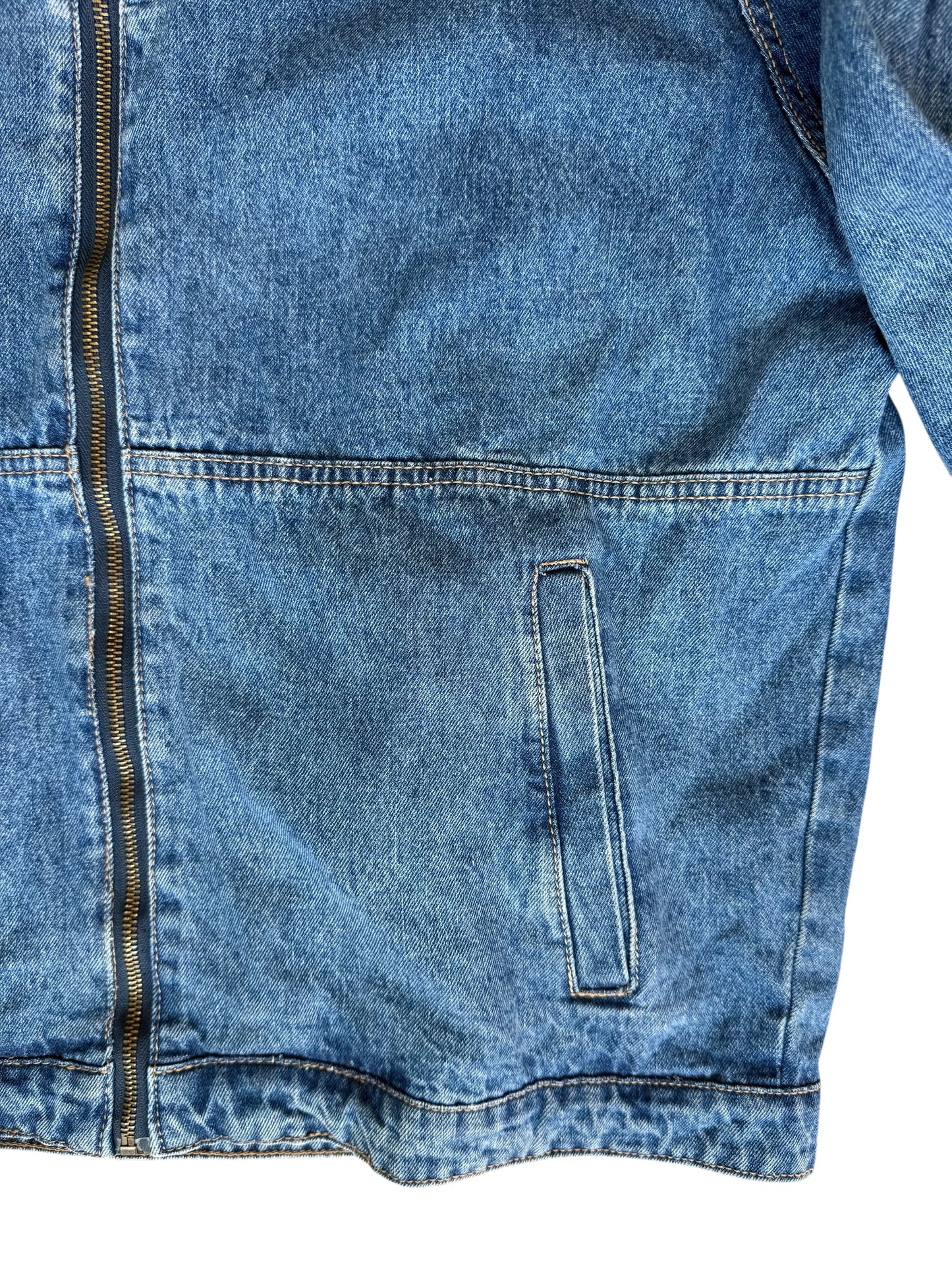 MissPap Zip-Up Denim Jacket