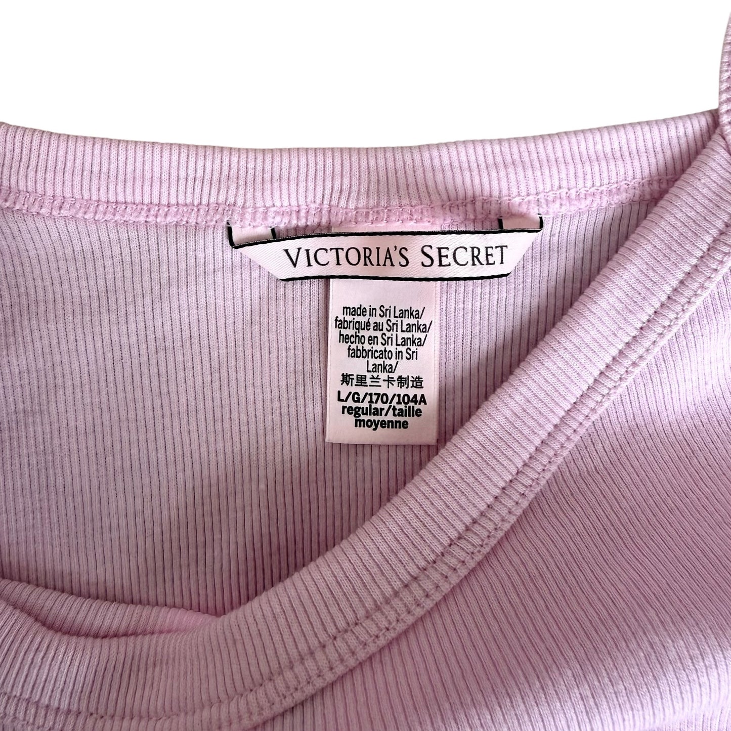 Victoria’s Secret Baby Pink Camisole With Logo (M)