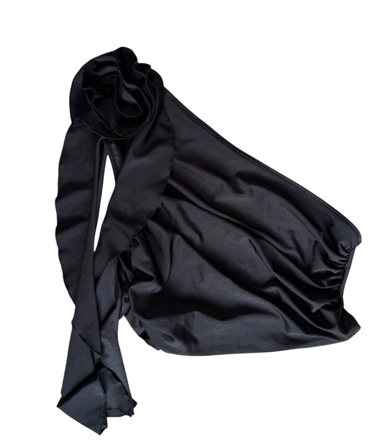 Rosette One Shoulder Top