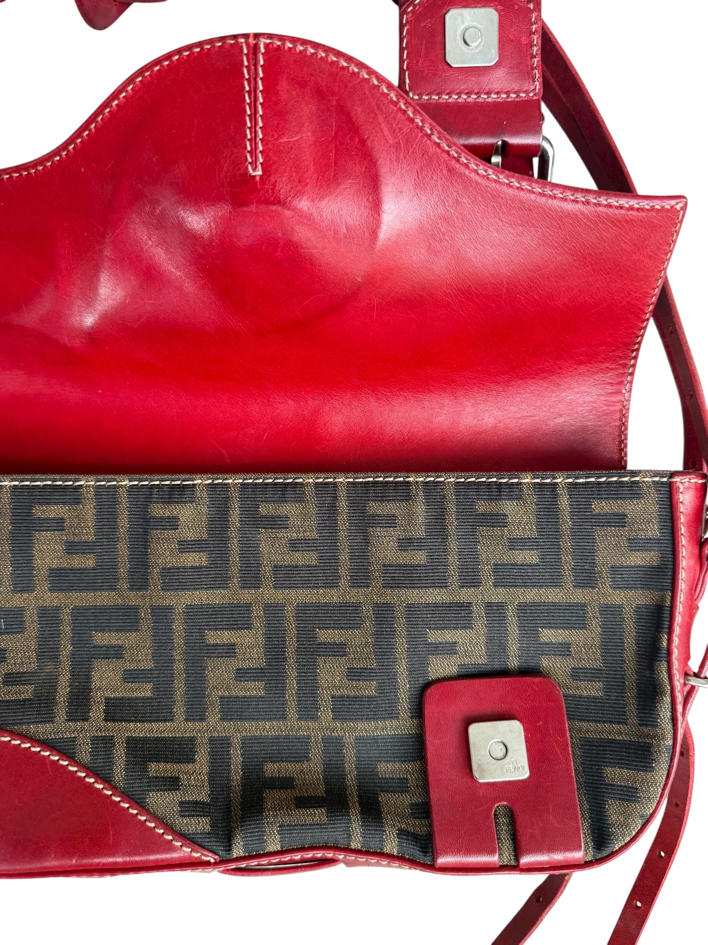‘02 Rare Western Styled Zucca Fendi Baguette