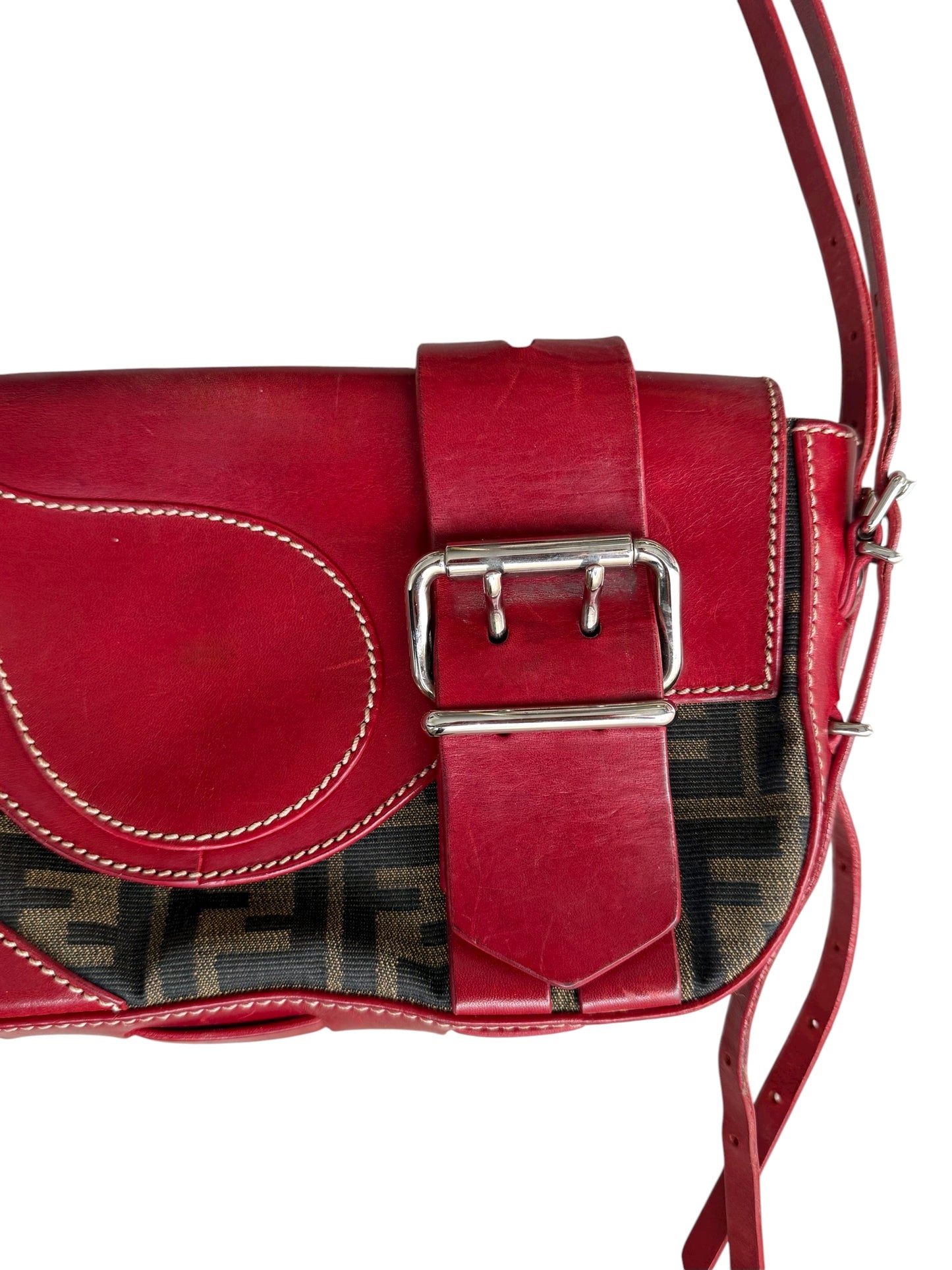 ‘02 Rare Western Styled Zucca Fendi Baguette