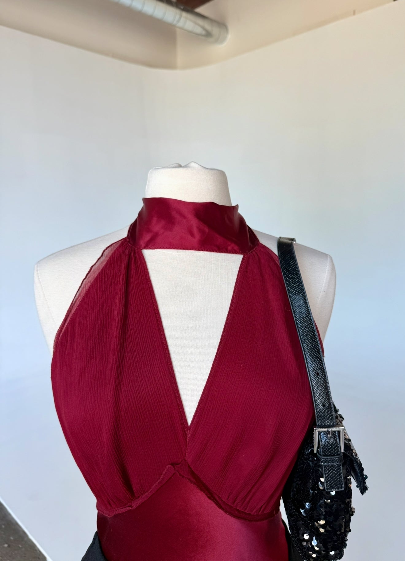 The Limited Halter Neck Wrap Blouse