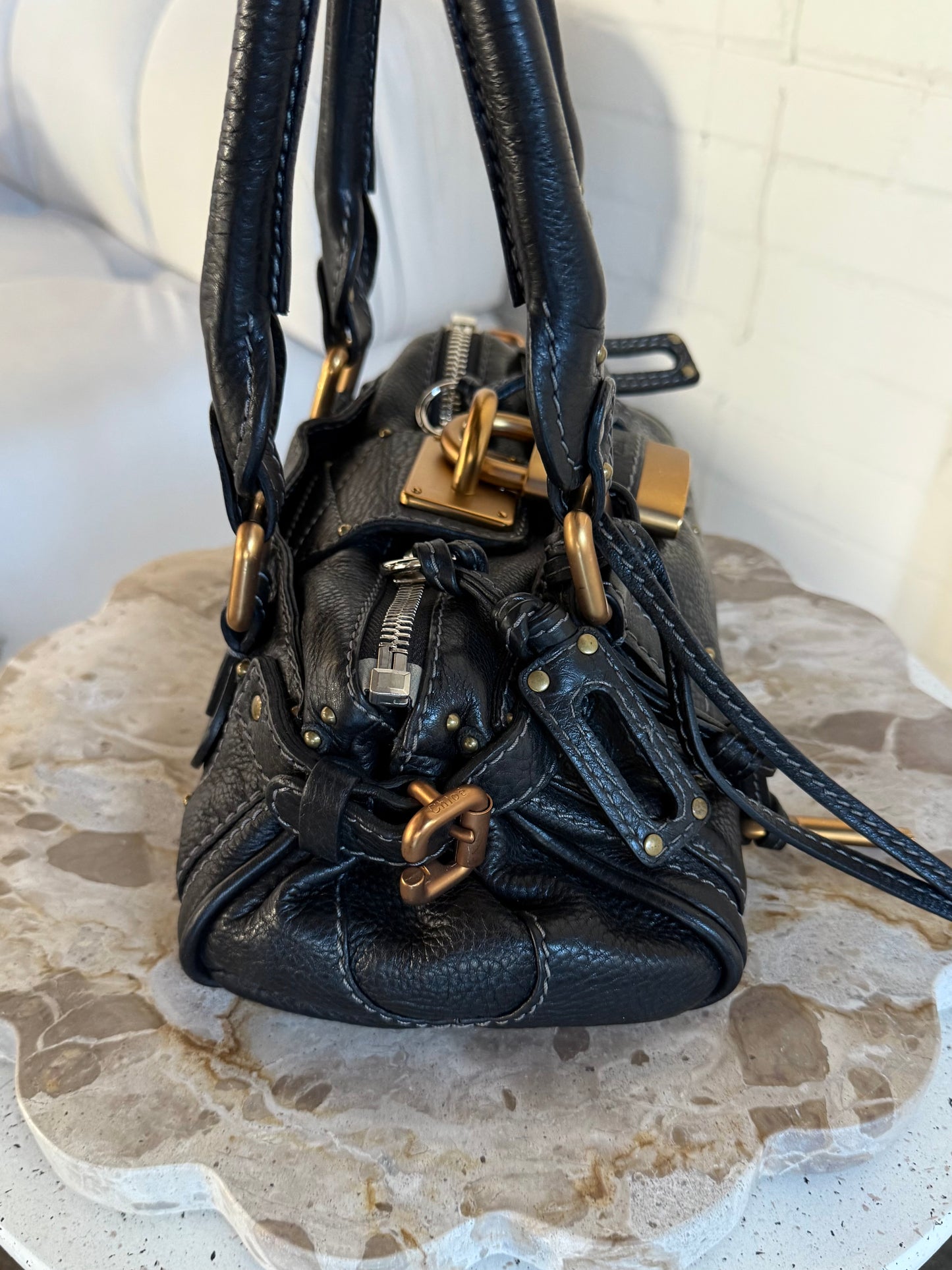 Black & Gold Chloé Paddington