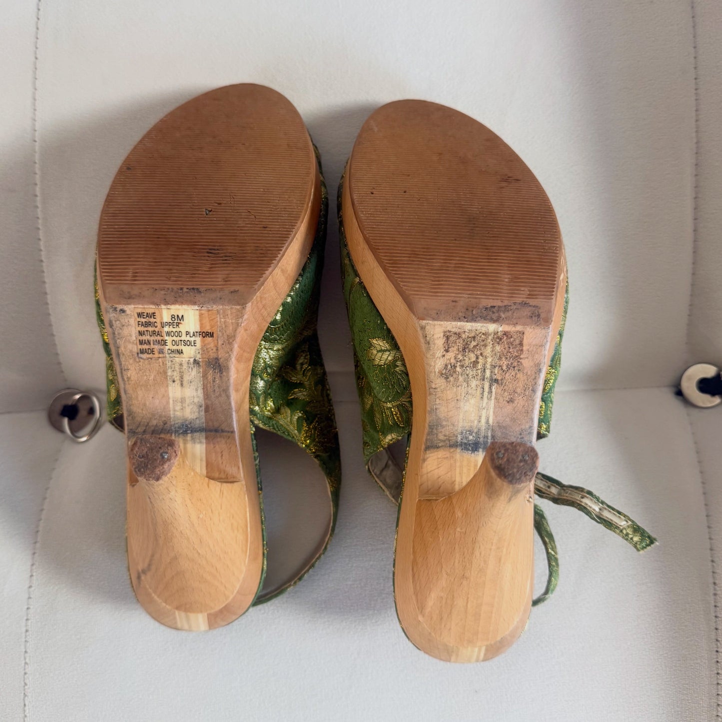 Chinese Laundry Brocade Wooden Platforms (8)