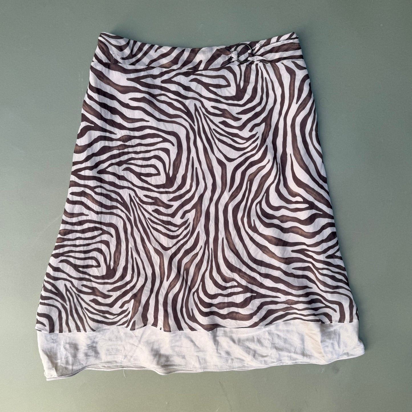 Context Silk Zebra Skirt (S)