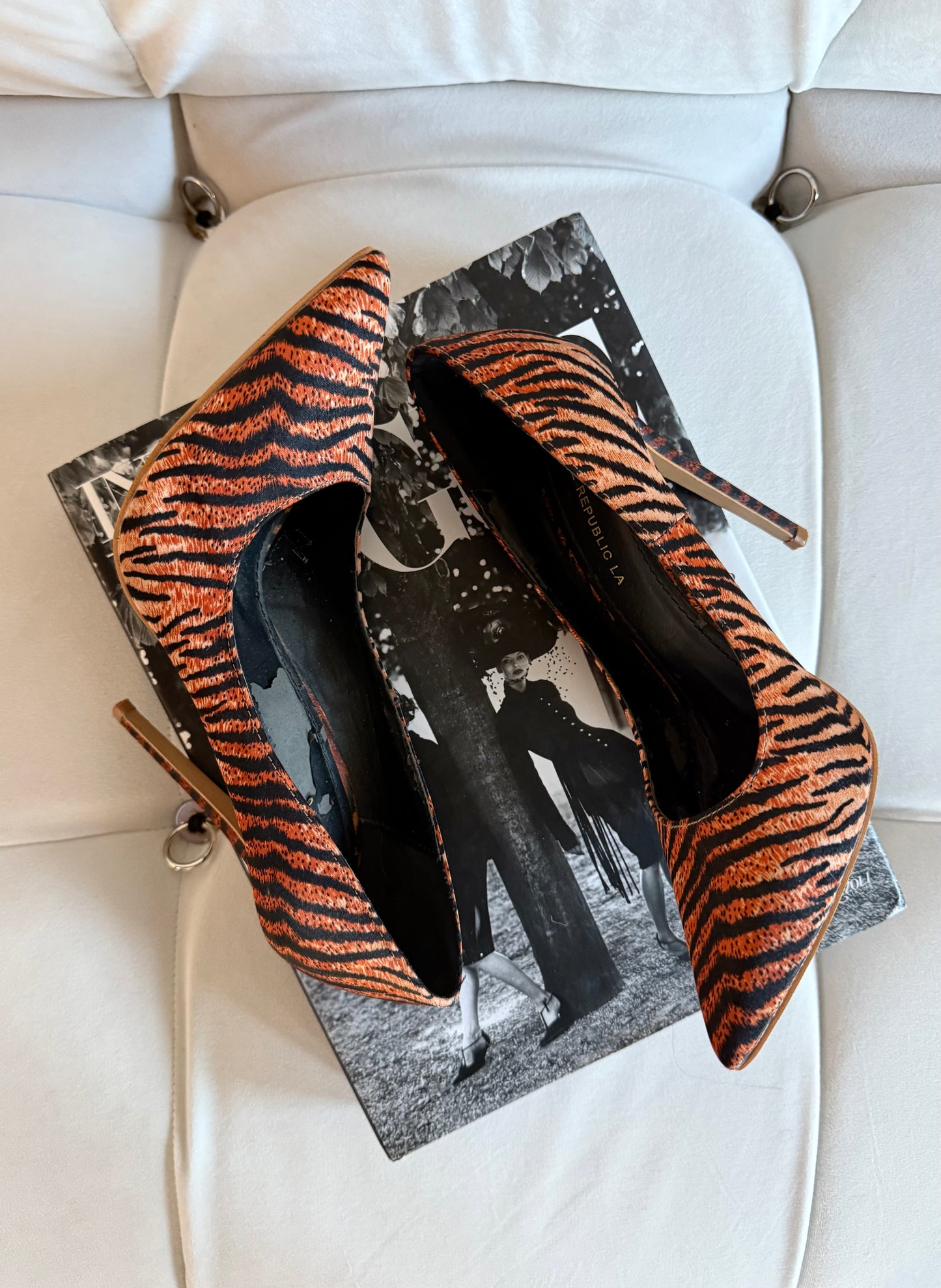 Shoe Republic LA Tiger Print Heels