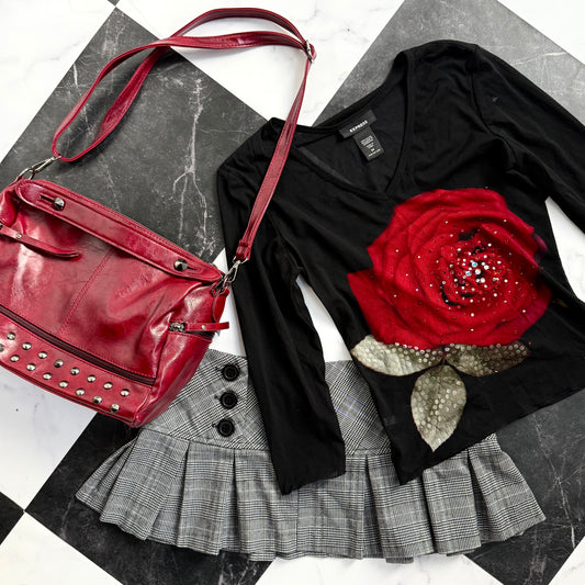 Express Rose Embellished Top (M)