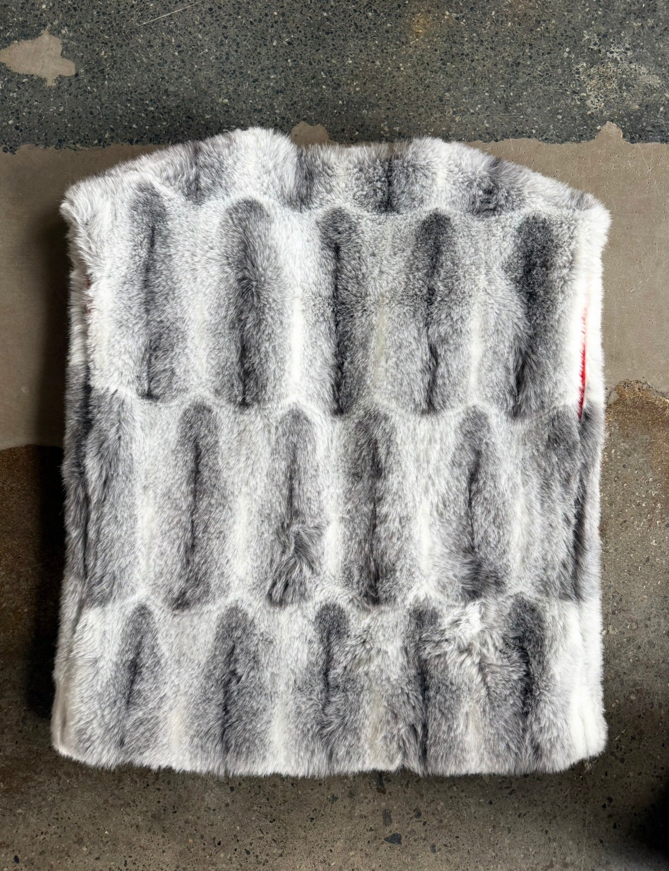 Faux Fur Vest + Matching Hat Set