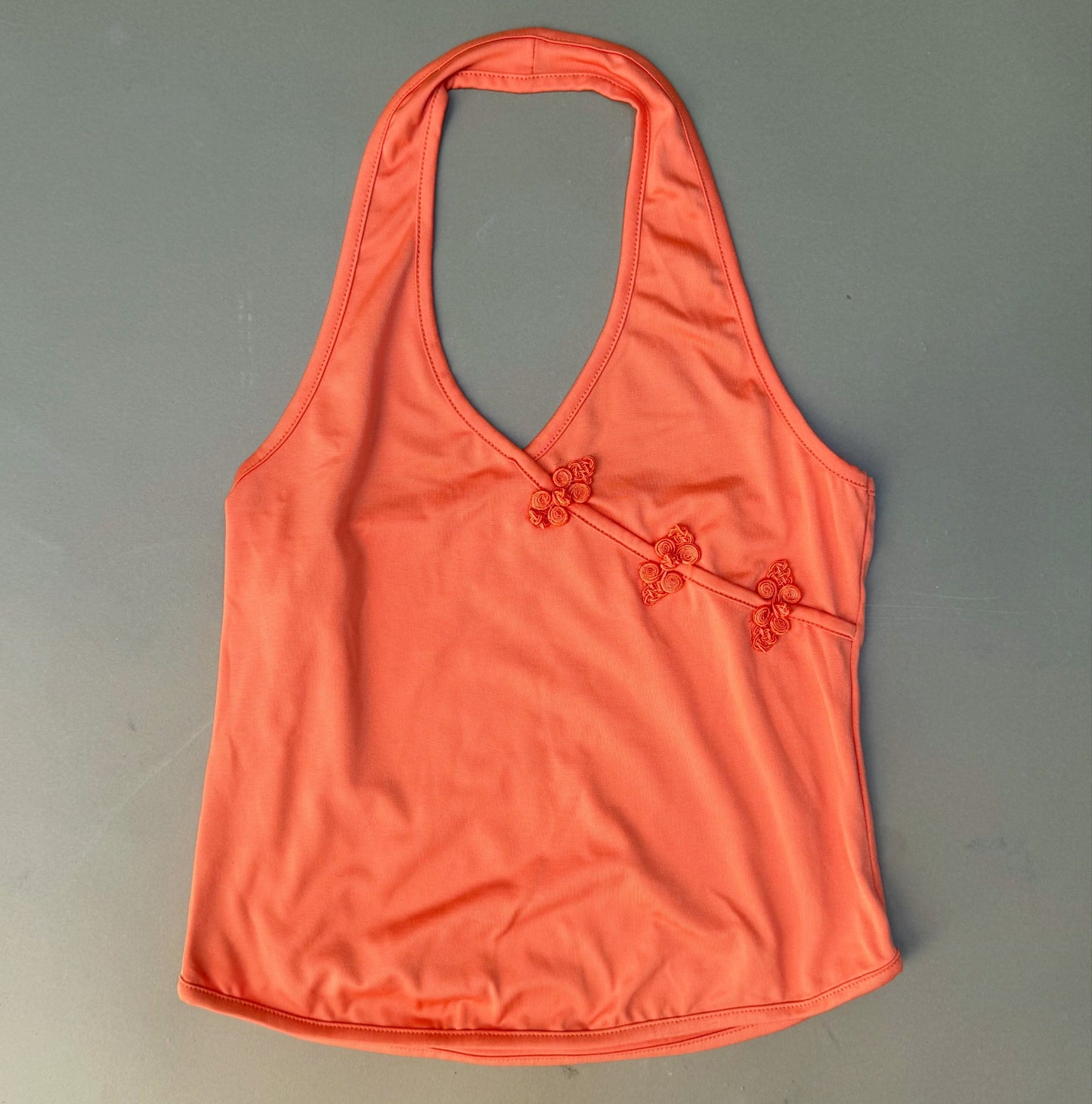 Italian Floral Halter Top (M)