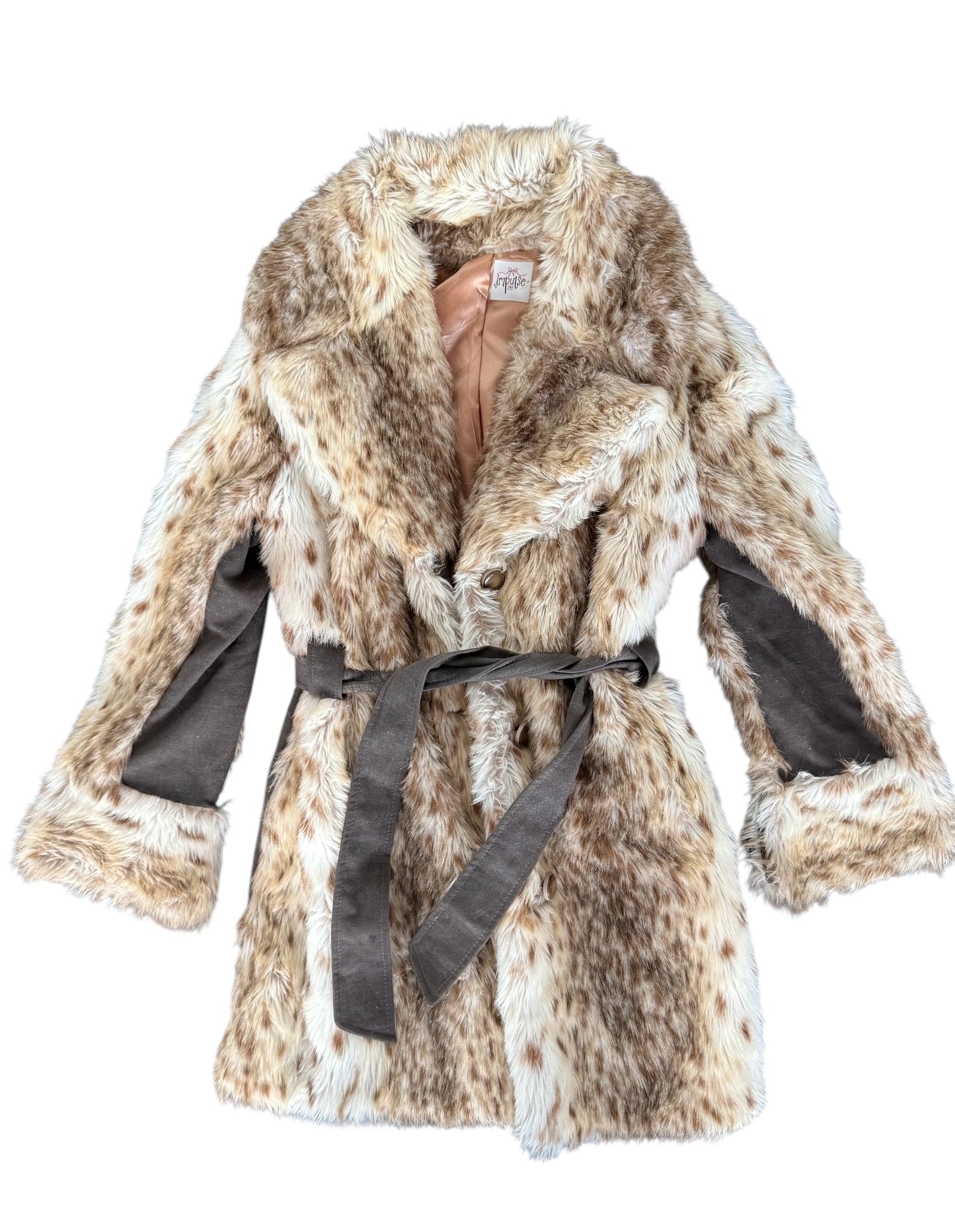 Tissavel Belted Fur Coat