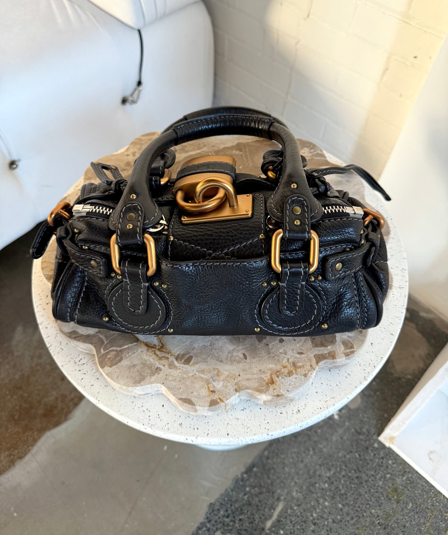 Black & Gold Chloé Paddington