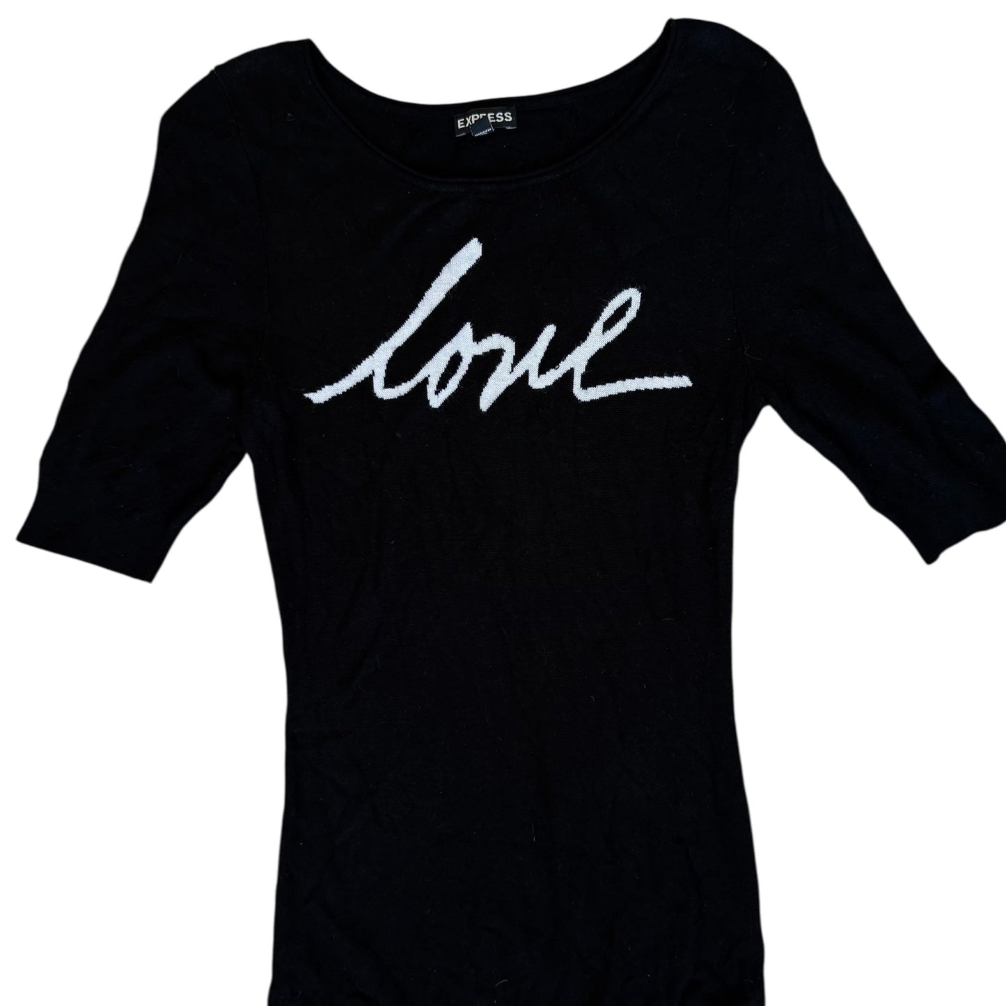 Express Love Short Sleeve Sweater (S)