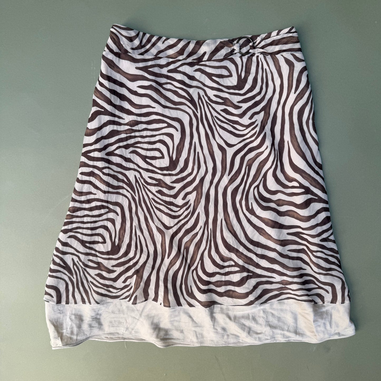 Context Silk Zebra Skirt (S)