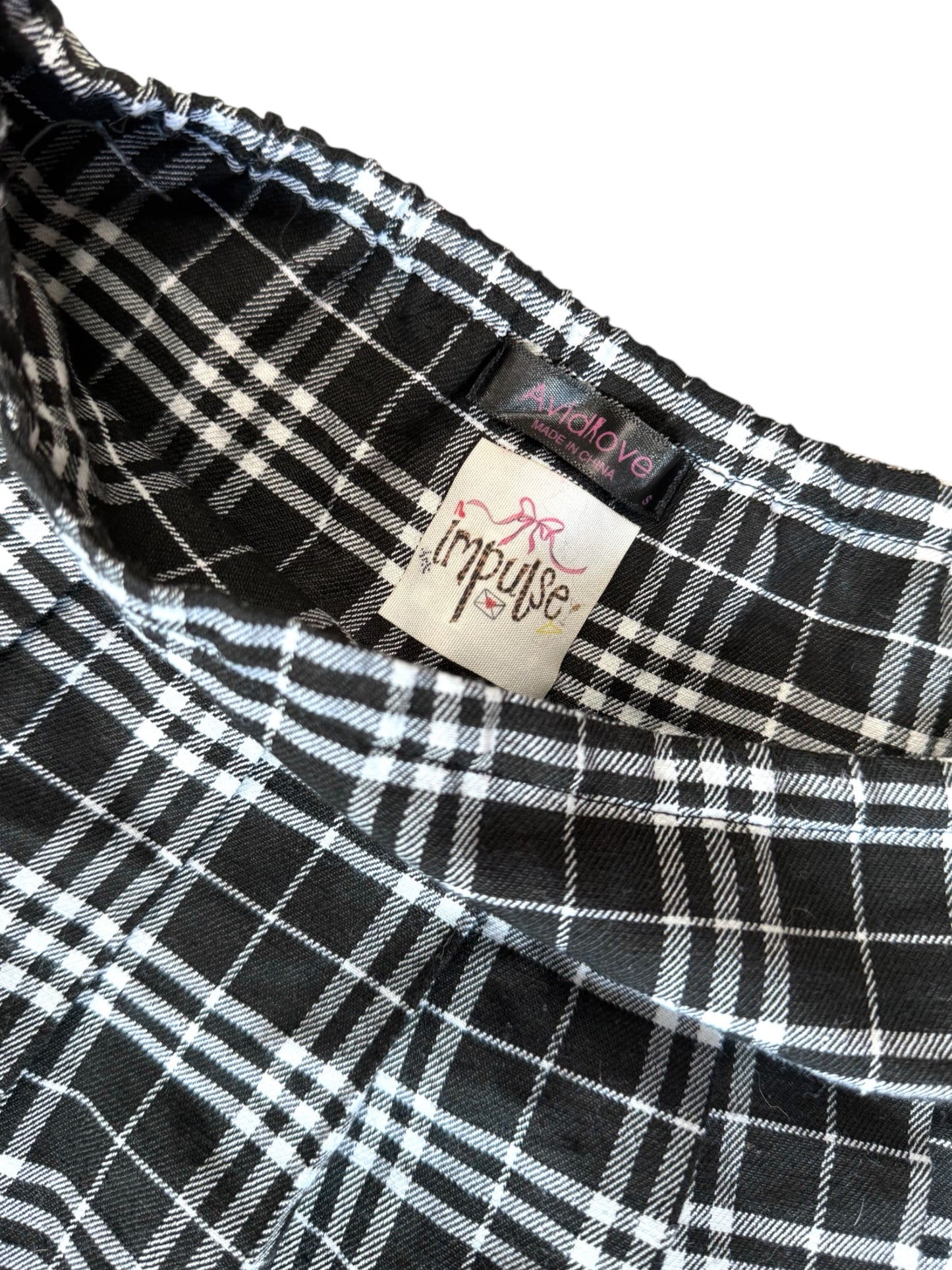Avid Love Plaid Mini Skirt