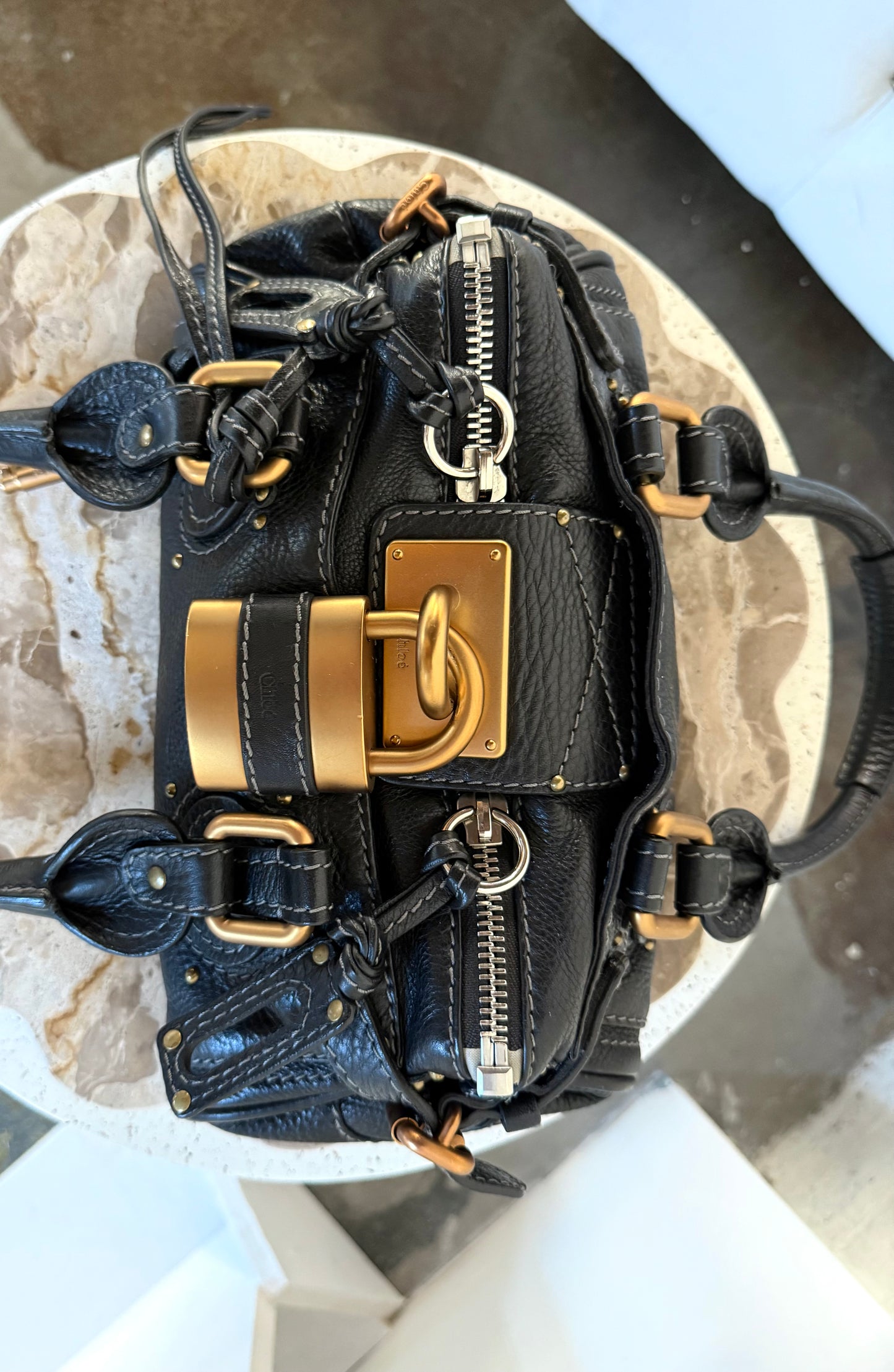 Black & Gold Chloé Paddington