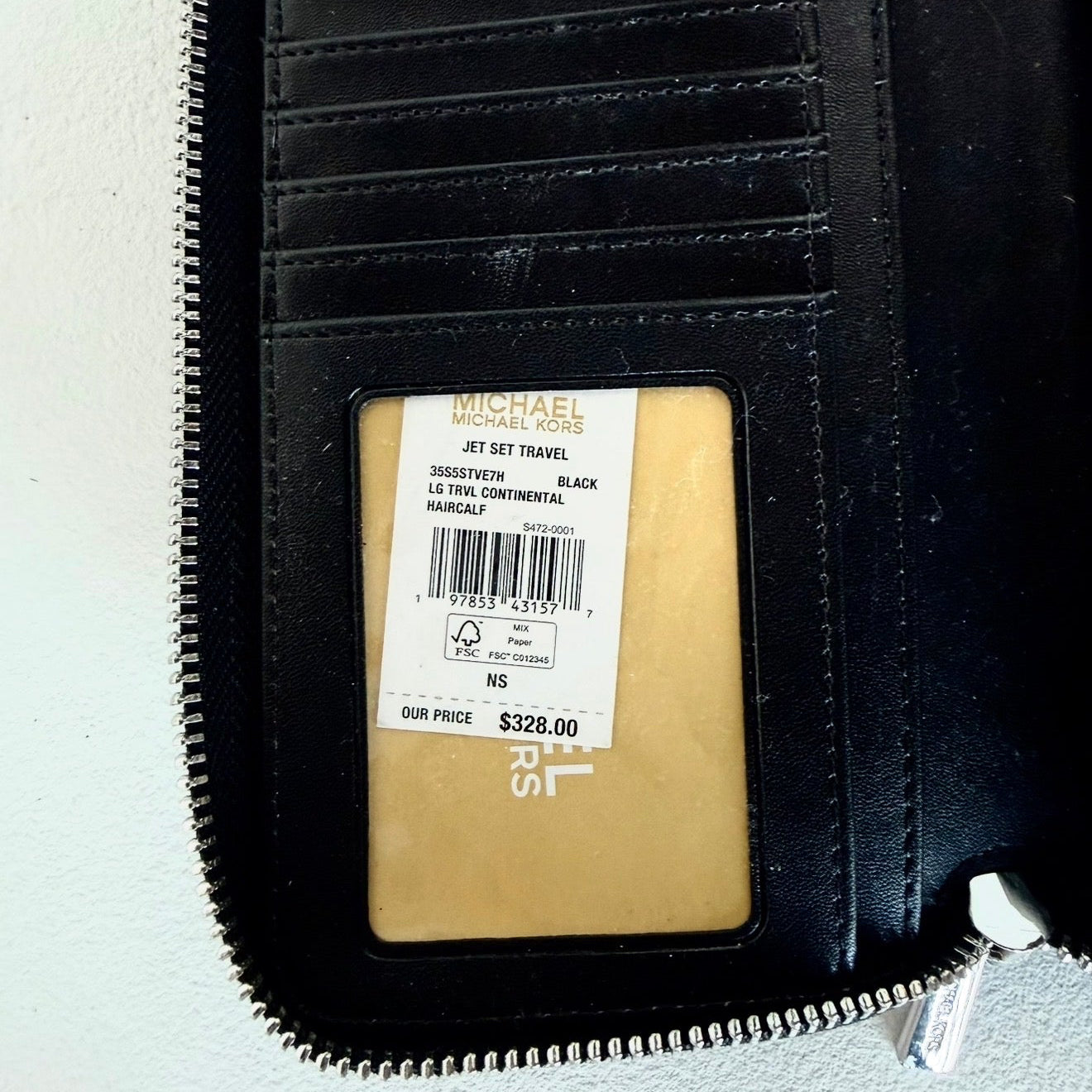 Michael Kors Calf Hair Zebra Wallet - NWT