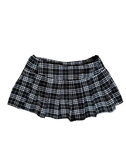 Avid Love Plaid Mini Skirt