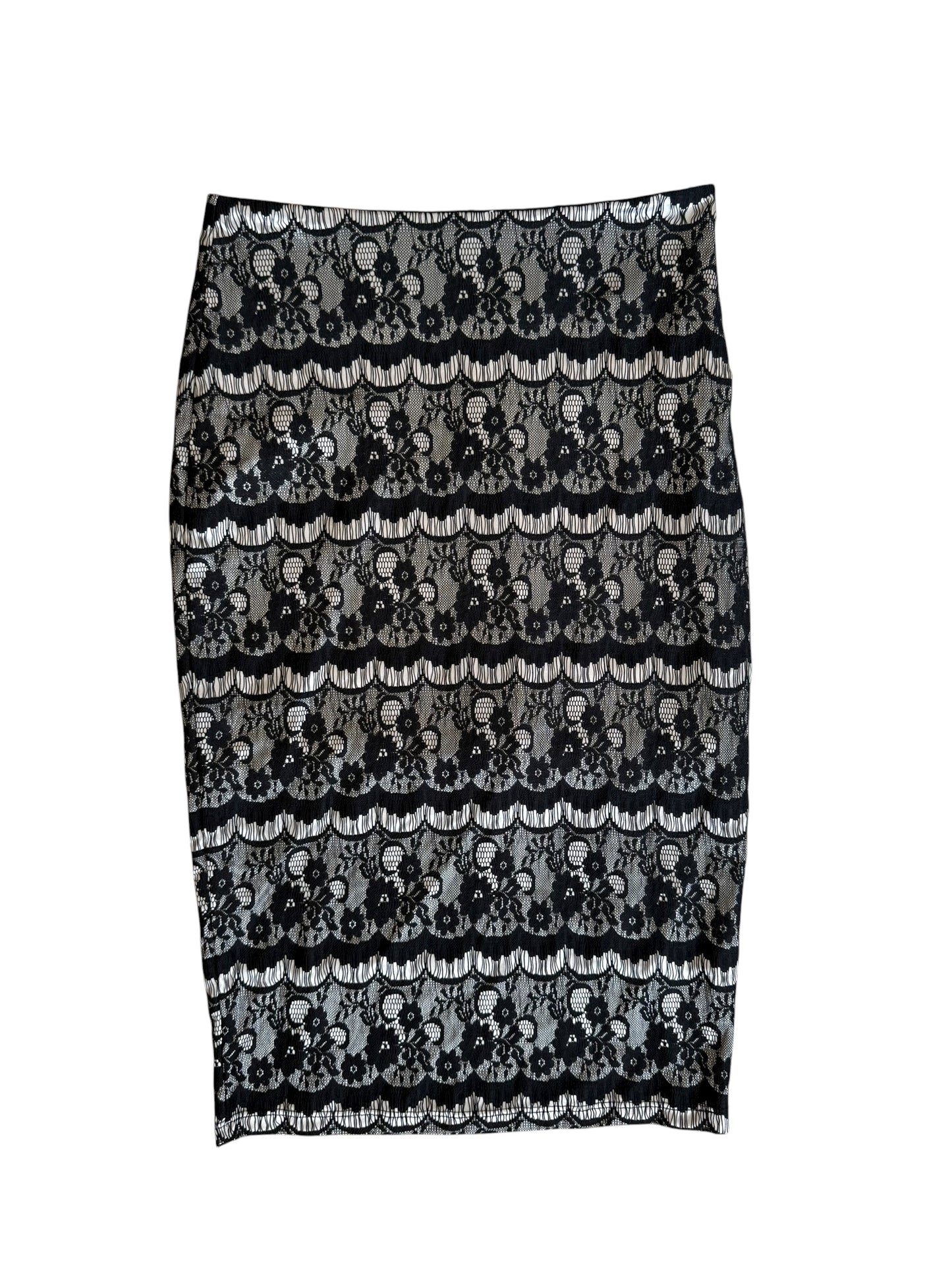 Renee C. Lace Midi Skirt