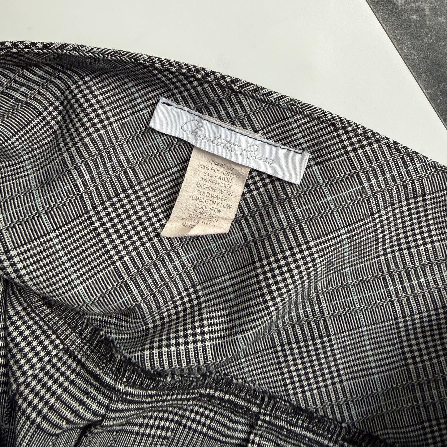 Charolette Russe Plaid Mini Skirt (S)
