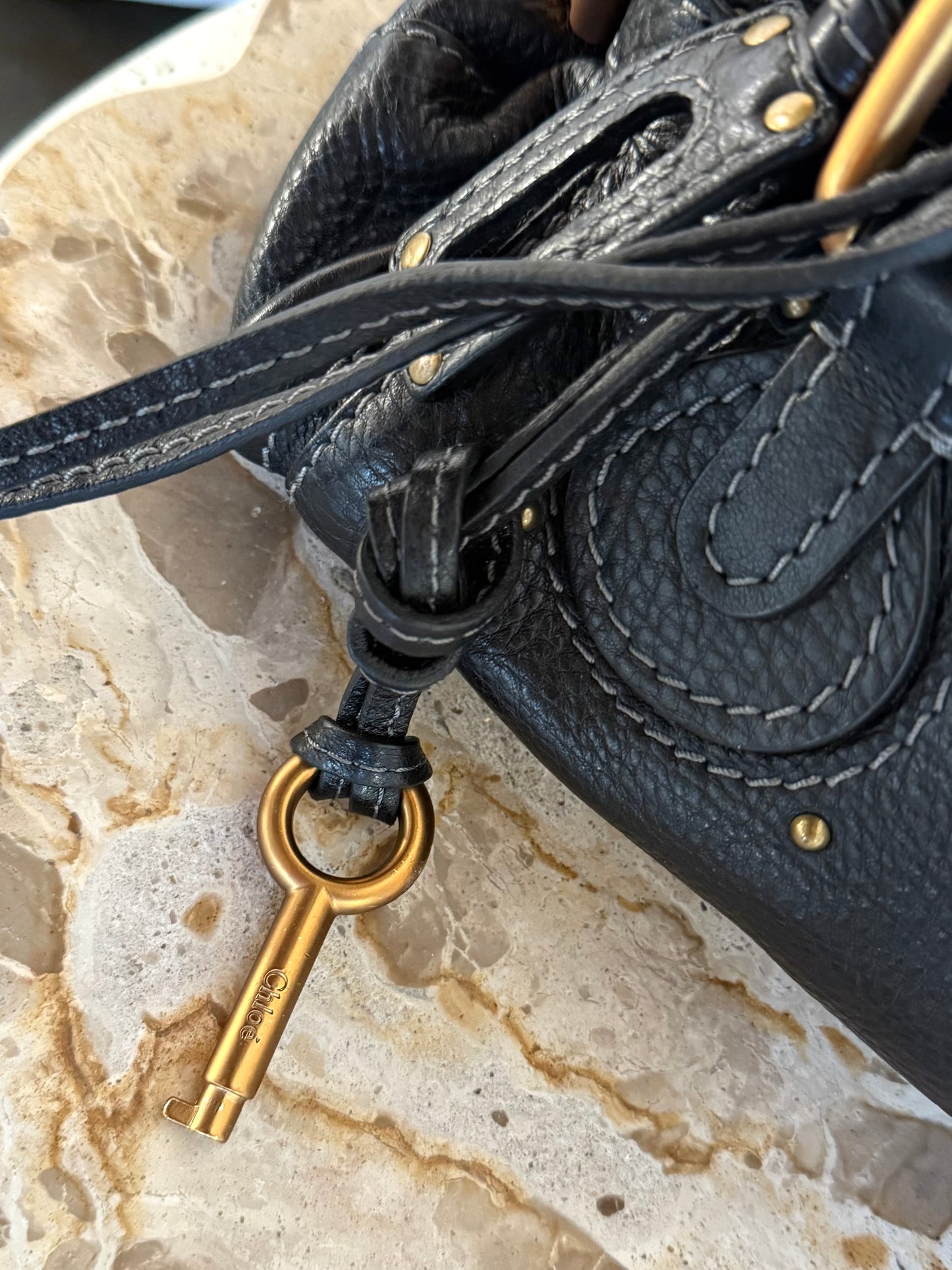 Black & Gold Chloé Paddington