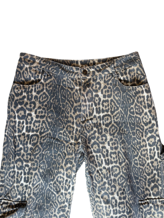 Leopard Cargo Pants