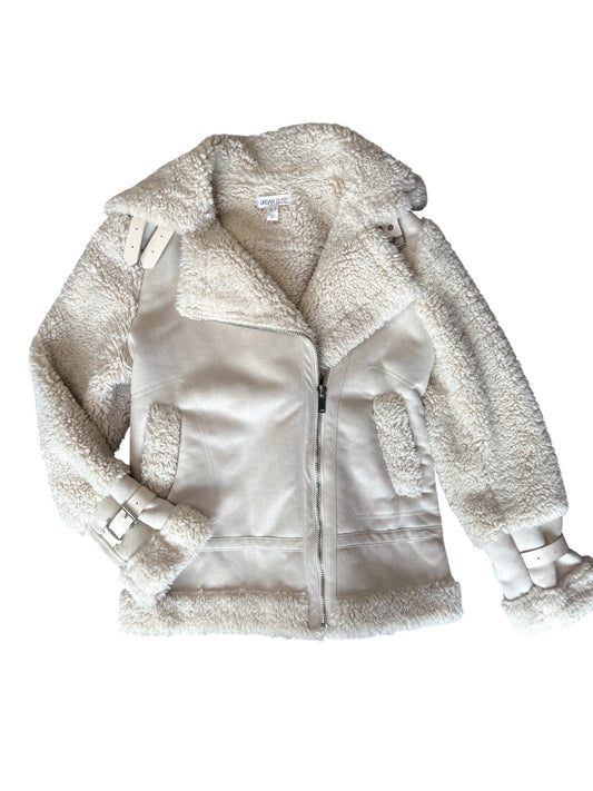 Urban Bliss Faux Shearling Moto Jacket