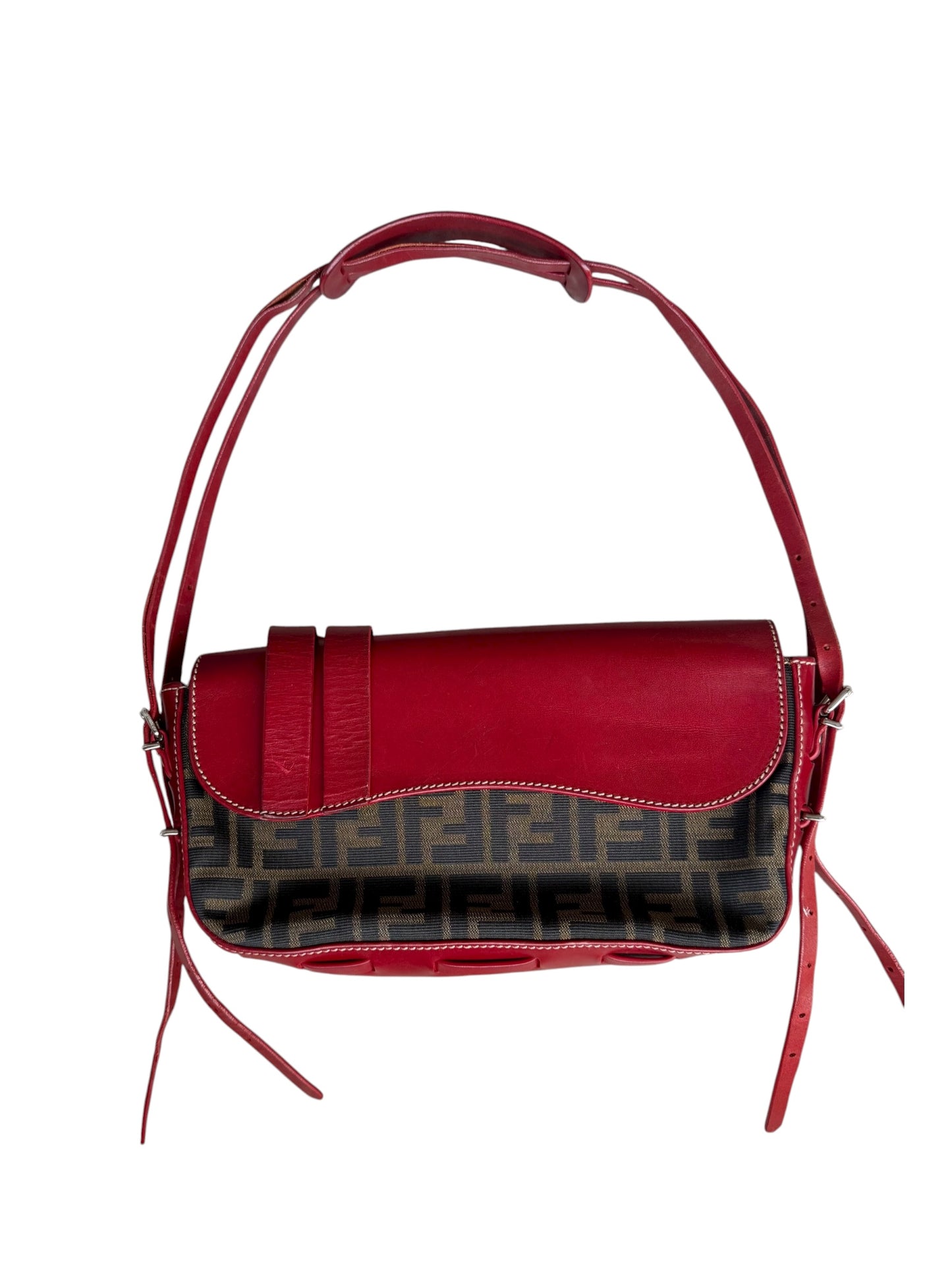 ‘02 Rare Western Styled Zucca Fendi Baguette