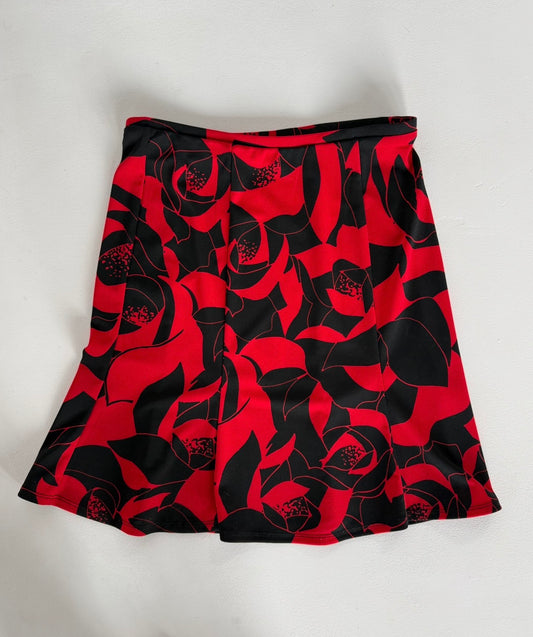 Romantic Floral Midi Skirt